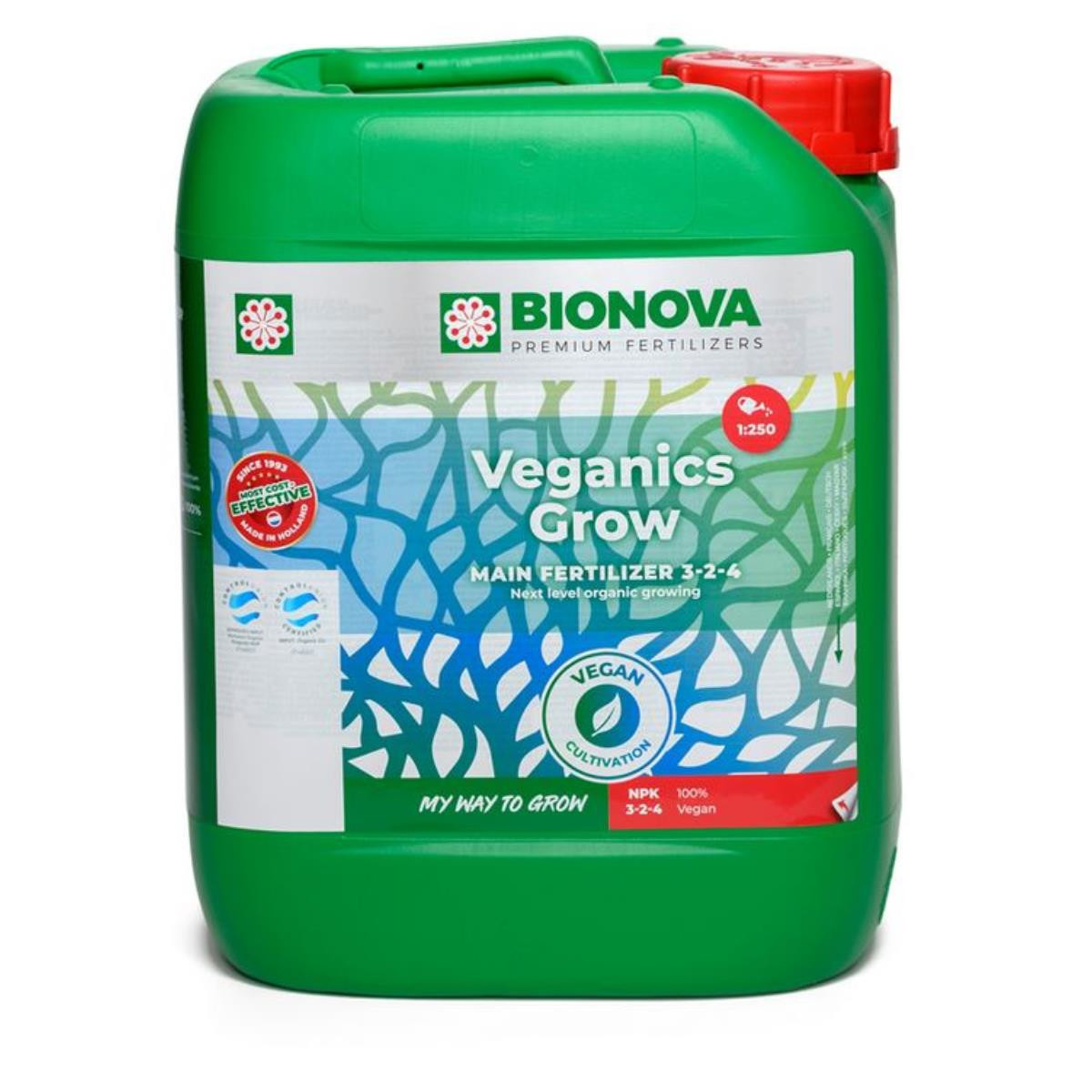 8718531672109 - Bio Nova Veganics Grow 5 Liter