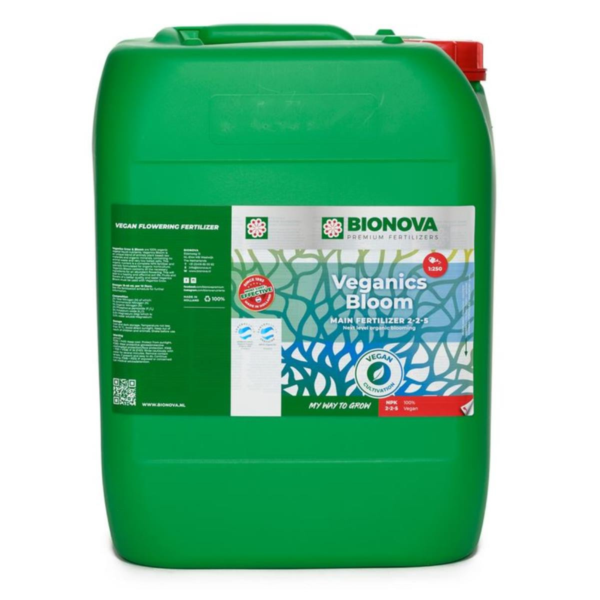 8718531672154 - Bio Nova Veganics Bloom 20 Liter