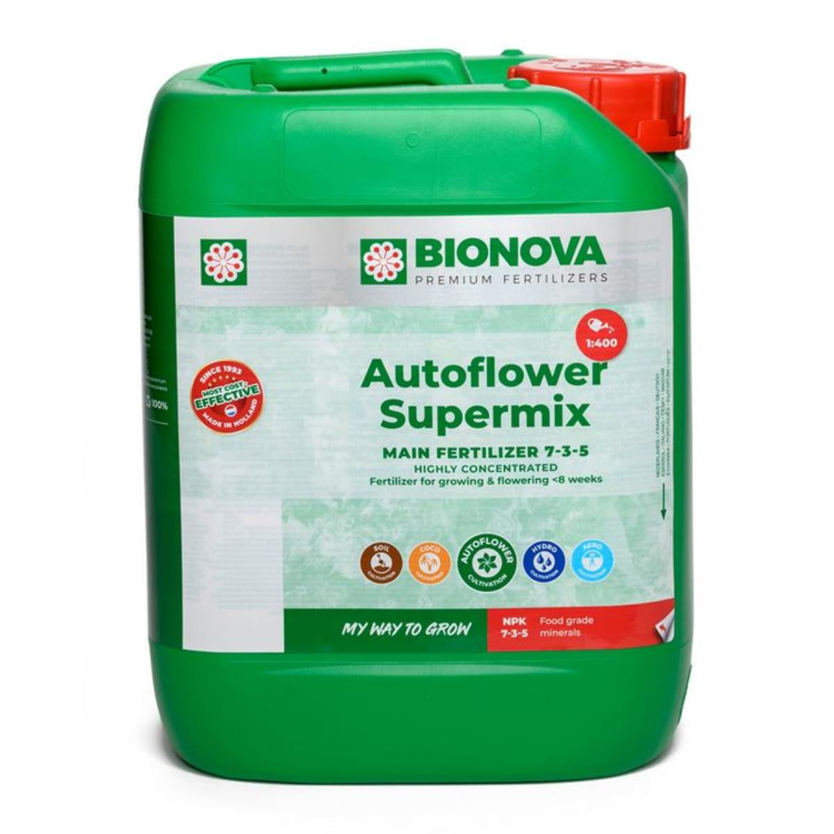 8718531672260 - Bio Nova AutoFlower Supermix 5 Liter