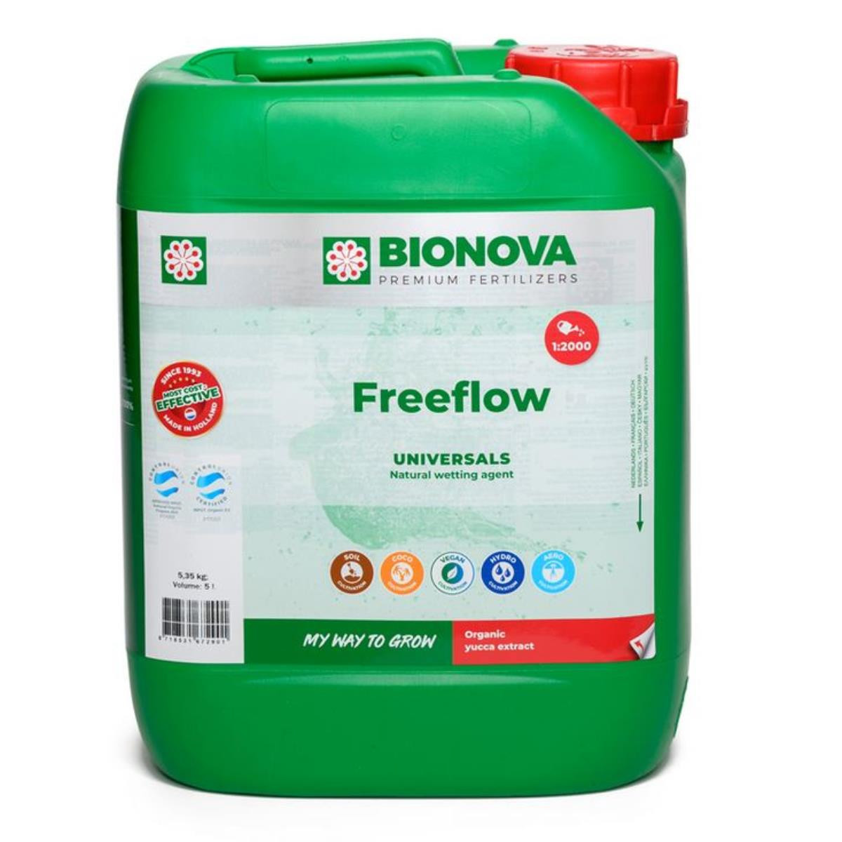 8718531672901 - Bio Nova FreeFlow 5 Liter