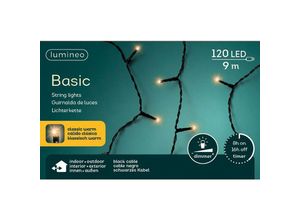 8718532500906 - LED Lichterkette Basic 900 cm 120 Lichter classic warm mit Dimmer & Timer