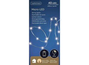 8718532525169 - Kaemingk Micro LED Strangbeleuchtung Lichterkette mit 40 Lichter warmweiß Lichterkette