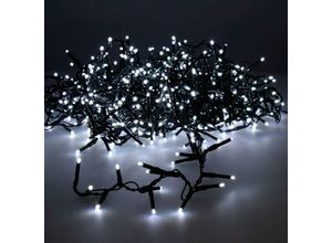 8718533402551 - Kompakte LED-Girlande blinkend im Freien weiß kalt 19m 750 Leds grüner Draht 8718533402551 - Kompakte LED-Girlande blinkend im Freien weiß kalt 19m 750 Leds grüner Draht