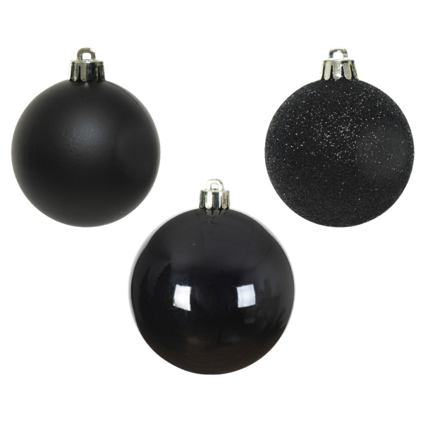 8718533685336 - Kugel Mix 6cm sw 10St 8718533685336 10 Stück