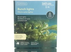 8718533959789 - Micro led Bündel Lichterkette 100 cm 160 Lichter Warmweiß - Lumineo