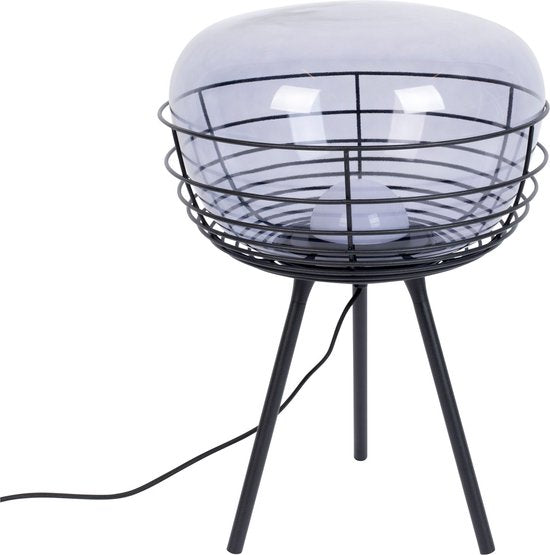 8718548055803 - Smokey Tischlampe Schwarz - 230 V - 7W - 3550x3550x50cm