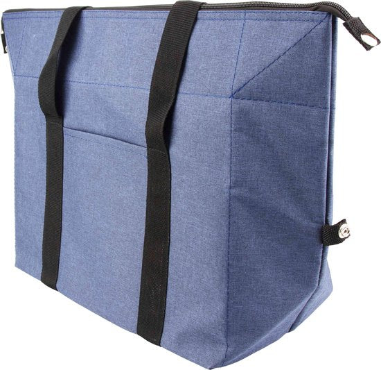 8718657958347 - ODADDY® Kühltasche   Strandtasche   Picknicktasche   Lunchbag - blau - 16L