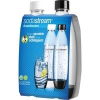 8718692612822 - SodaStream Wassersprudler Flasche (Set 2-tlg) passend für den SodaStream »Easy« schwarz|weiß