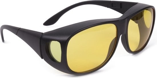 8718692627765 - Convertible Night Glasses - Nachtsicht für Brillenträger - Schwarzer Rahmen