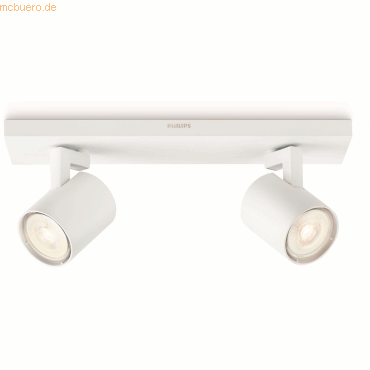 8718696157480 - Hochwertiger myLiving led Spot Runner in weiß 2-flammig - white - Philips