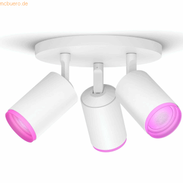 8718696171530 - Hue 3er LED Spot White & Color Ambiance Fugato weiß RGBW Smart Home Spots