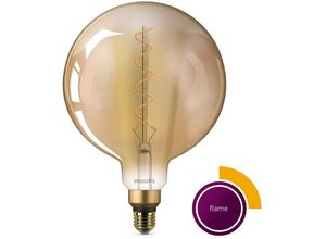 8718696768082 - Led Lampe ersetzt 25W E27 Globe G200 klar -Giant Vintage goldweiß 300 Lumen nicht dimmbar [Energieklasse a] - gold - Philips