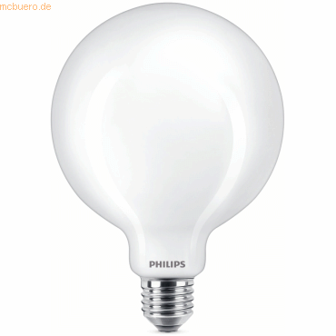 8718699665142 - Led Lampe ersetzt 100W E27 Globe G120 matt warmweiß 1521 Lumen nicht dimmbar 1er Pack - white - Philips