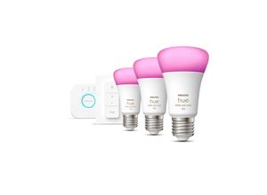 8718699701352 - Hue White and Color Ambiance Starter Kit 2 x E27 inkl Schalter und Bridge - BT