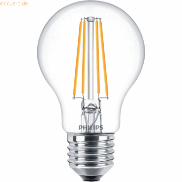 8718699777777 - Philips Lighting 77777700 LED EEK E (A - G) E27 7 W = 60 W Warmweiß (Ø x L) 6 cm x 104 cm 3 St