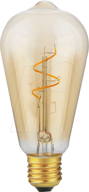 8718739071636 - SCHI LS276447022 - LED-Lampe E27 42 W 470 lm Gold Filament dimmbar
