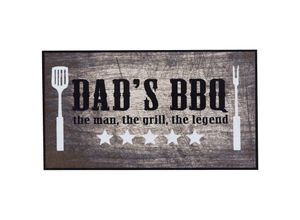 8718754876094 - MD Entree BBQ Grillmatte - Teppichmatte - Küchenteppich 67x120 cm dads bbq the man