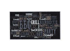 8718754876155 - Md-entree - md Entree bbq Grillmatte - Teppichmatte - Küchenteppich 67x120 cm bbq party