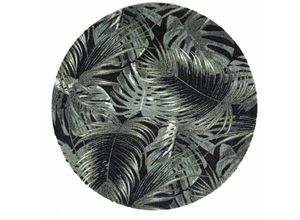 8718754877510 - Md-entree - md Entree Universal Eingangsmatte - Teppichmatte - Küchenteppich palm leaves ø 100 cm