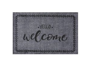 8718754878814 - Md-entree - md Entree Ambiance Eingangsmatte - Teppichmatte - Küchenteppich 50x75 cm hello welcome