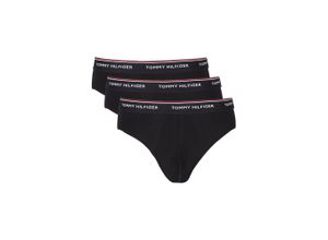 8718772650027 - TOMMY HILFIGER Slip 3er-Pack Logobund für Herren schwarz S