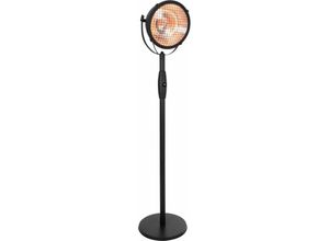 8718801859247 - Stand-Infrarot-Heizstrahler Indus ii Bright Standing Black 2100 Watt schwarz - Sunred