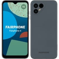 8718819372097 - Fairphone 4 5G - 5G Smartphone - Dual-SIM - RAM 6 GB   128 GB - microSD slot - LCD-Anzeige - 63 - 2340 x 1080 Pixel - 2 x Rückkamera 48 MP 48 MP 25 MP - Telekom - Grau