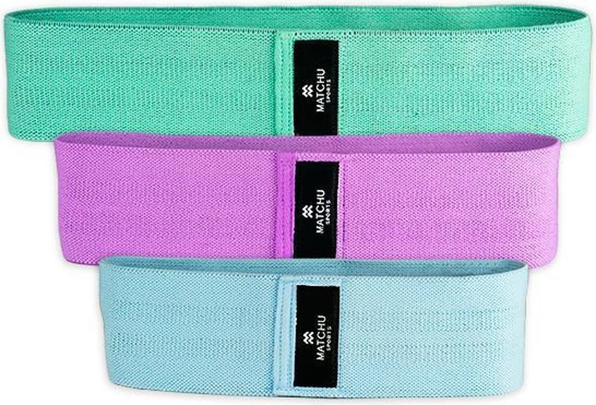 8718819923152 - Matchu Sports - Widerstandsbänder Deluxe - Bootybands - Set