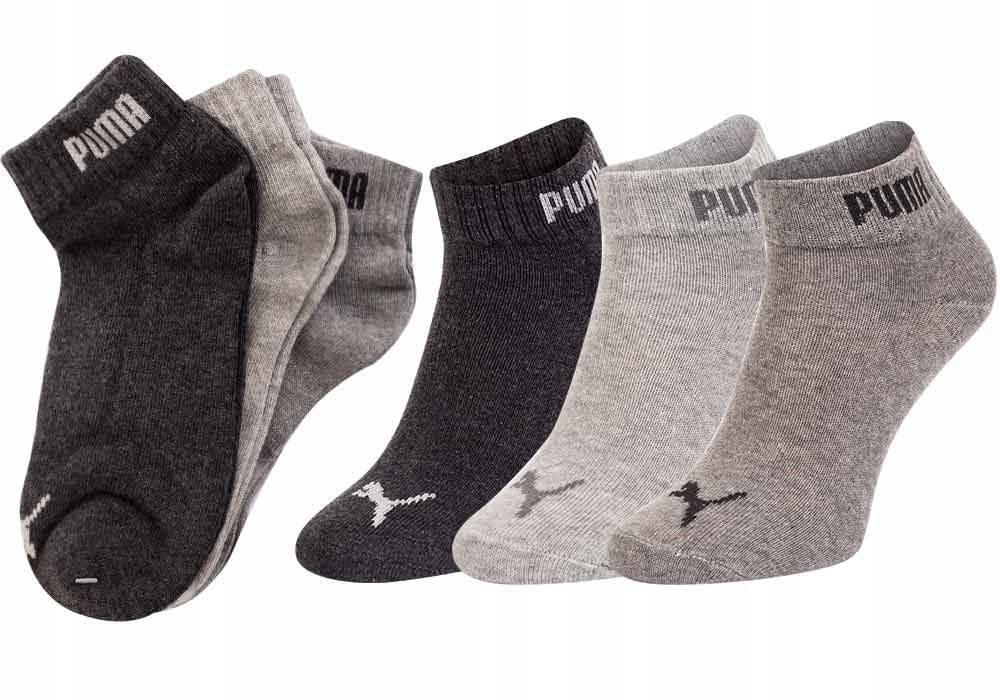 8718824320045 - PUMA SOCKEN MÃ„NNER BAUMWOLLE 3 PAAR GRAU 39-42