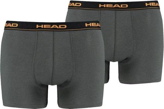 8718824735993 - HEAD 2er-Pack Herren Boxershorts Basic - grün orange - Größe S