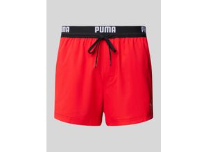 8718824814575 - Badeshorts mit elastischem Logo-Bund