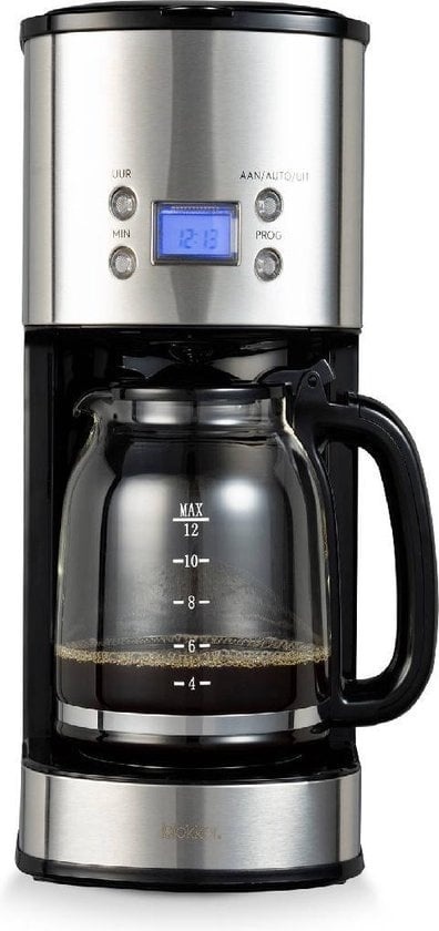 8718827180776 - Blokker Kaffeemaschine - Filterkaffee - LCD-Display - 1000W - 15L - Silber