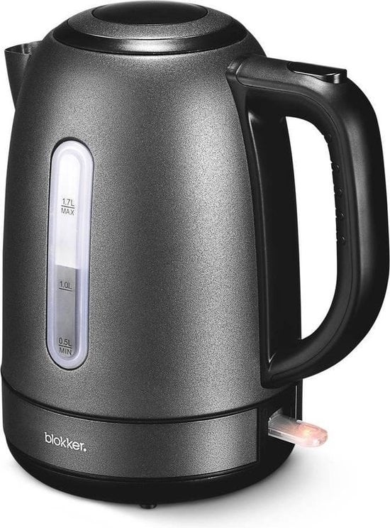 8718827219339 - Blokker Wasserkocher - BPA-frei - 17 l - Edelstahl - 2200 W - Anthrazit