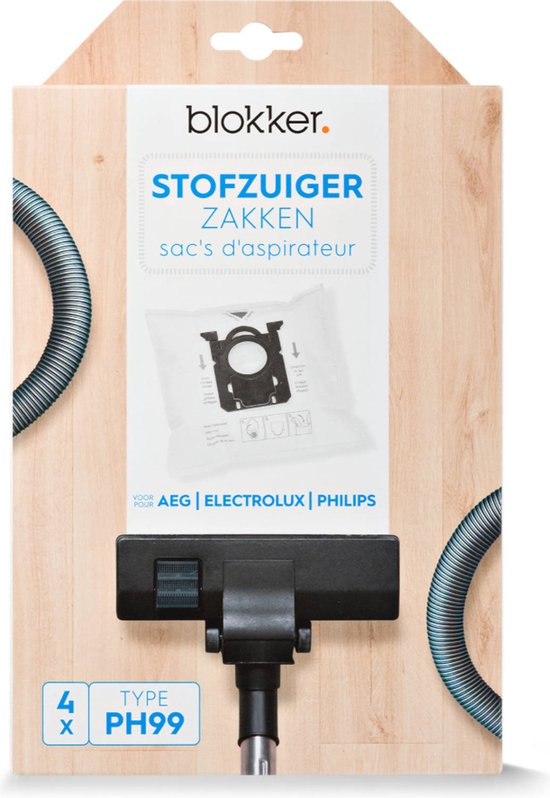 8718827219902 - Staubsaugerbeutel - 4 Stück - für AEG Electrolux Philips verschiedene Modelle