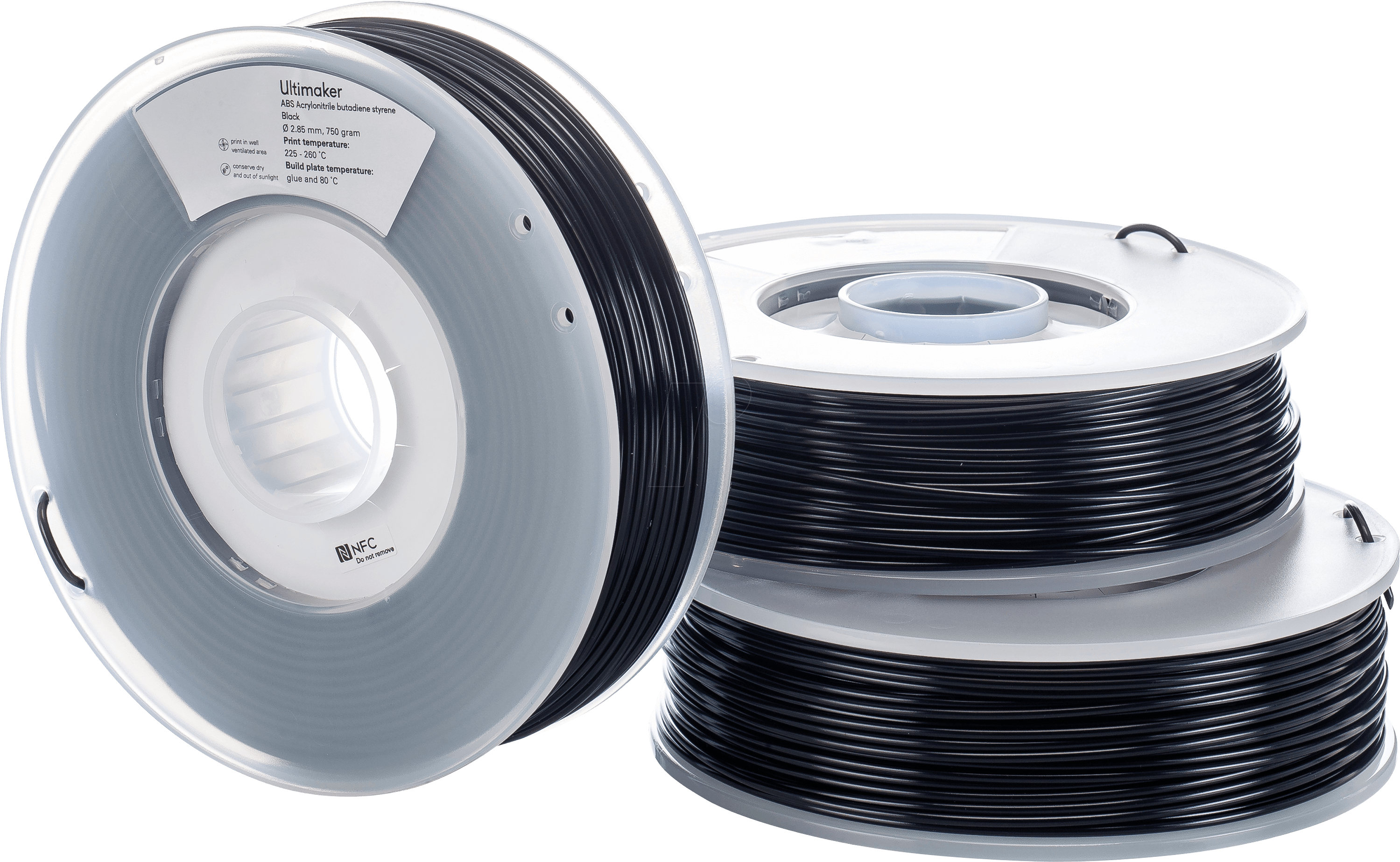 8718836374685 - ULTIMAKER 74685 - ABS Filament - M2560 schwarz - 750 g 8718836374685 - ULTIMAKER 74685 - ABS Filament - M2560 schwarz - 750 g