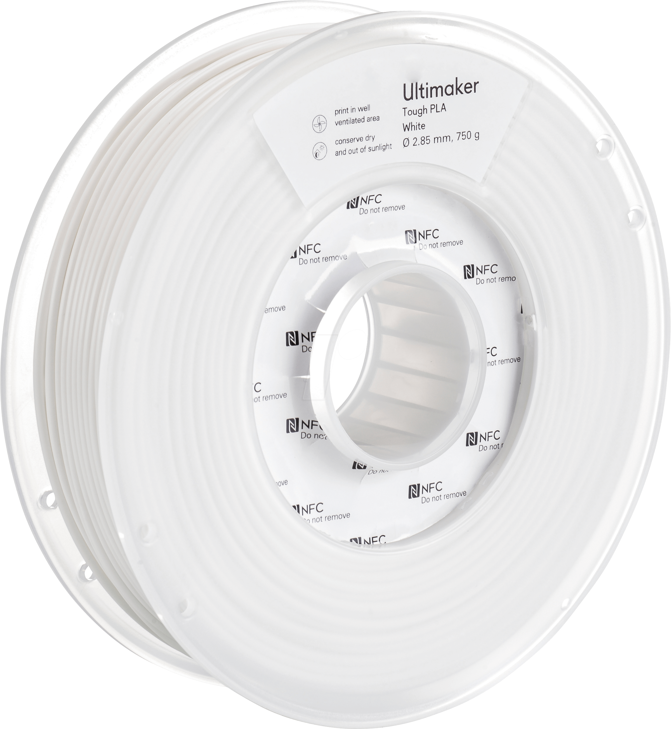 8718836377662 - ULTIMAKER 77662 - Tough PLA - M0777 - weiß - 750 g