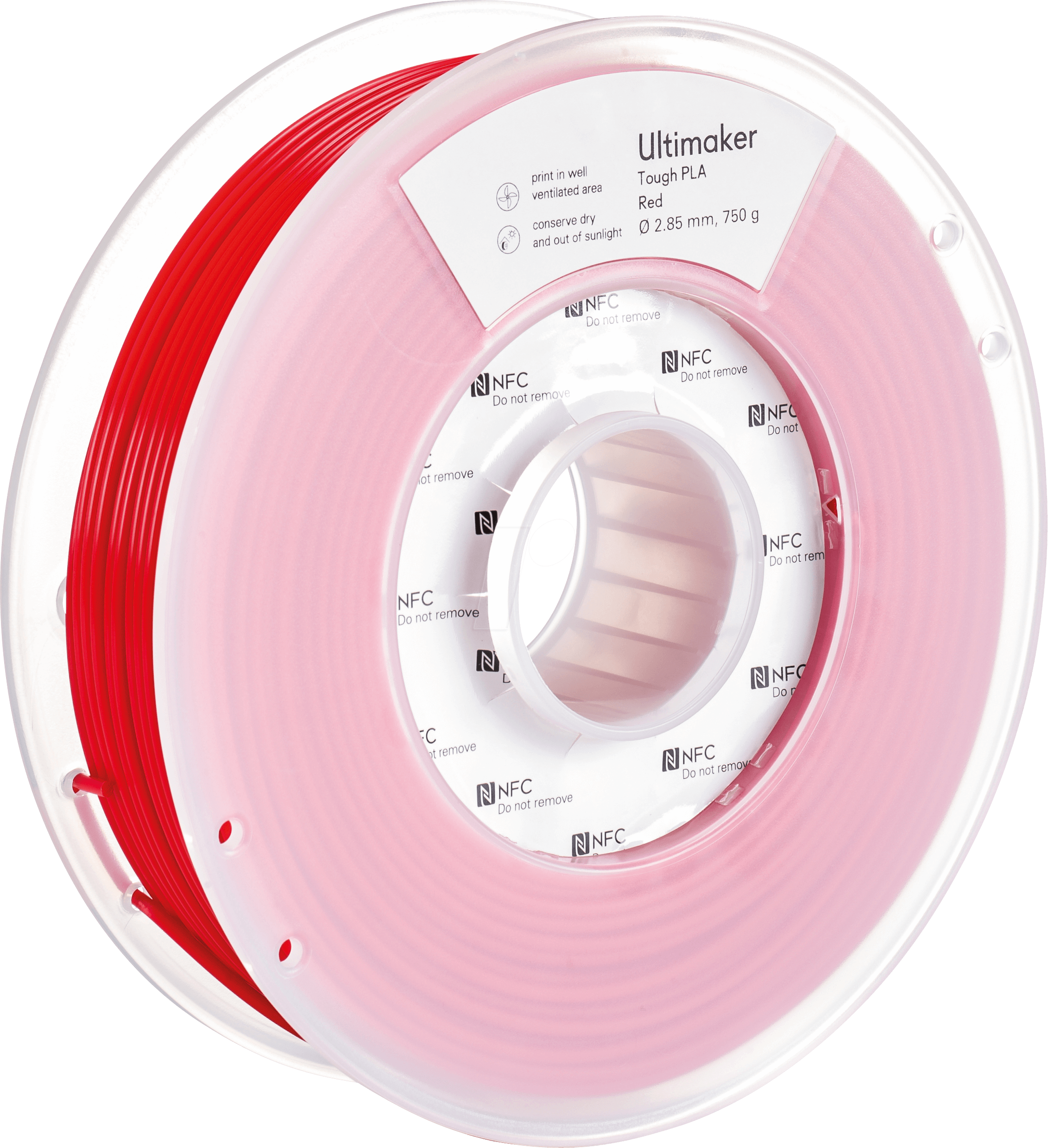 8718836377679 - ULTIMAKER 77679 - Filament Tough PLA M0777 rot 750 g