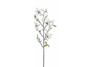 8718861090208 - - Mica künstliche Magnolia weiß 75 cm Magnolienzweig Kunstblume Einzelblumen