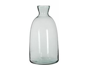 8718861092936 - Florine Flaschenvase - H44 x Ø22 cm - Recyceltes Glas - Transparent