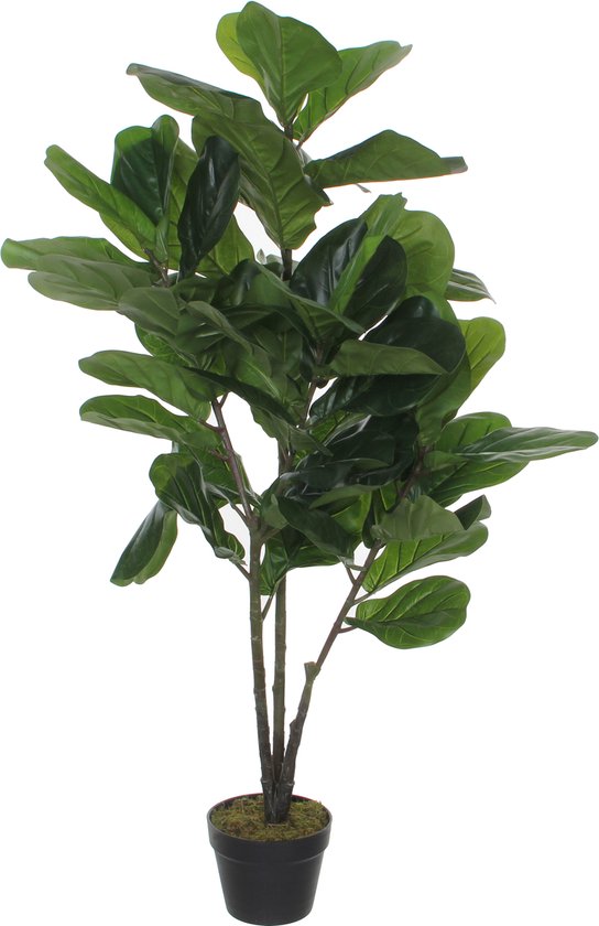 8718861388336 - Ficus Lyrata Künstliche Pflanze - H120 x Ø60 cm - Grün