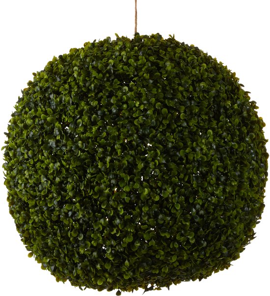 8718861457933 - Buchsbaum Zwiebel Künstliche Pflanze für draußen hängend - Ø45 cm - Grün