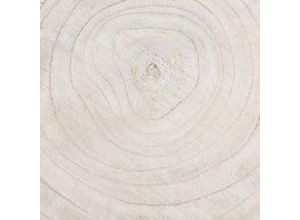 8718861588705 - - Mica Beistelltisch Pia hellbraun Paulownia Holz ø 29 x 14 cm Beistelltisch