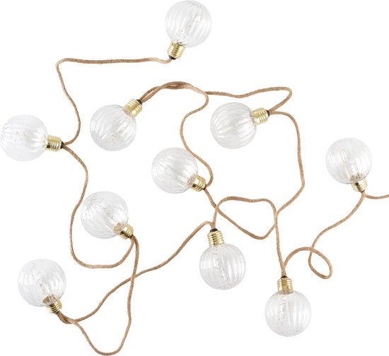 8718861683011 - Luca Lighting Party-Lichterkette am Seil - L315 cm - Warmweiß