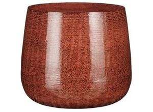 8718861773293 - Blumentopf Eisen Benson Ø 23 x 20 cm dunkel rot