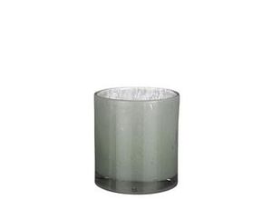 8718861947311 - - Mica Glas Vase Estelle zylinder hellgrün 185 x 17 cm Deko-Accessoires