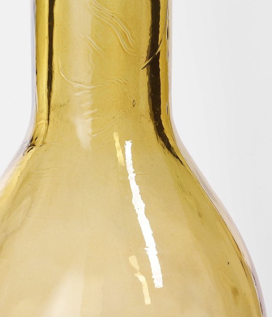 8718861947922 - Rioja Flaschenvase - H100 x Ø21 cm - Recyceltes Glas - Ocker