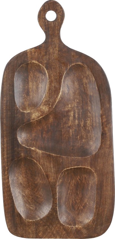 8718861965841 - Broda Tapasbrett - L29 x B60 cm - Mangoholz - Dunkelbraun