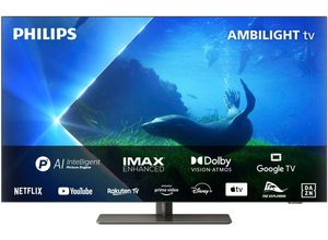 8718863037126 - G (A bis G) PHILIPS OLED-Fernseher 42OLED808 12 Fernseher schwarz LED Fernseher