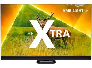 8718863038017 - F (A bis G) PHILIPS Mini-LED-Fernseher 65PML9308 12 Fernseher grau (dunkles anthrazit) 4k Fernseher