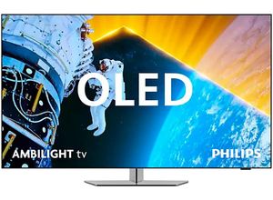 8718863042038 - G (A bis G) PHILIPS OLED-Fernseher 48OLED809 12 Fernseher schwarz (metallrahmen) LED Fernseher